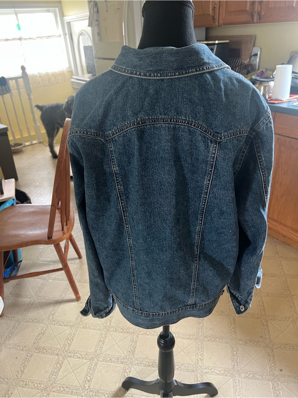 Northern Reflections Dark Blue Denim Jacket - Picture 2 of 2